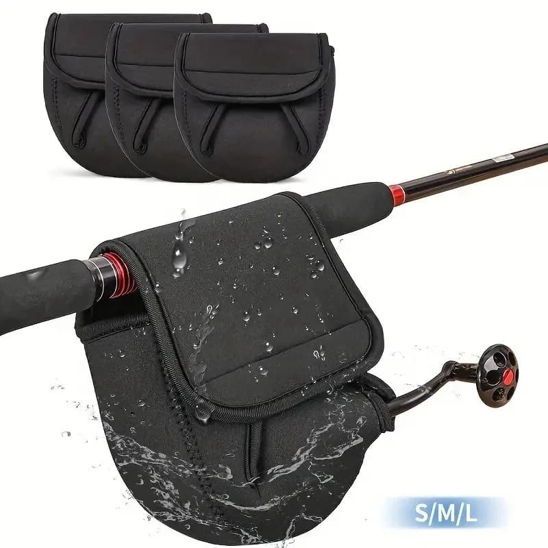 Borsa Protettiva per Mulinello da Pesca, Custodia Impermeabile per Attrezzatura da Pesca con Misure S, M, L, Borsa Protettiva per Mulinello Luya