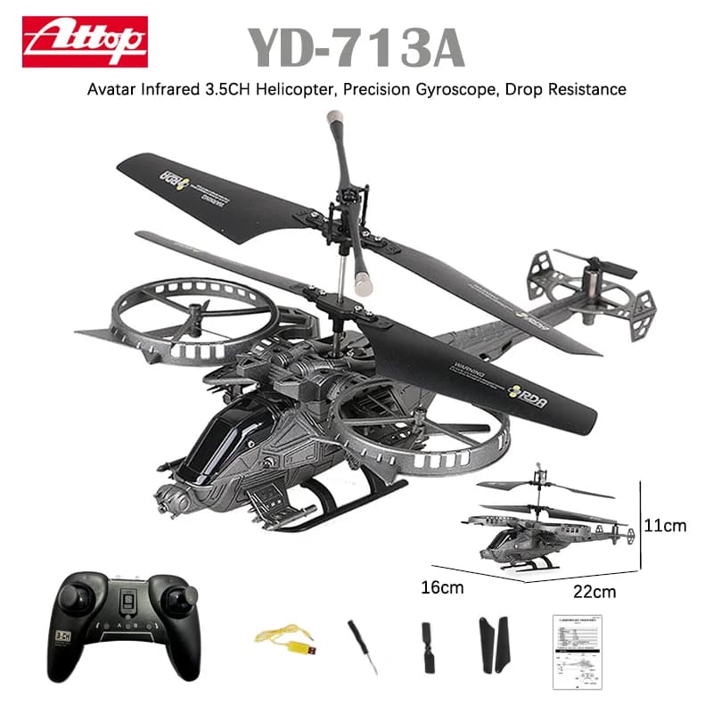 Nuovo arrivo YD713 YD718 Avatar RC elicottero 3.5 canali 2.4G giroscopio di precisione resistenza alla caduta RC Drone giocattoli regalo per bambini