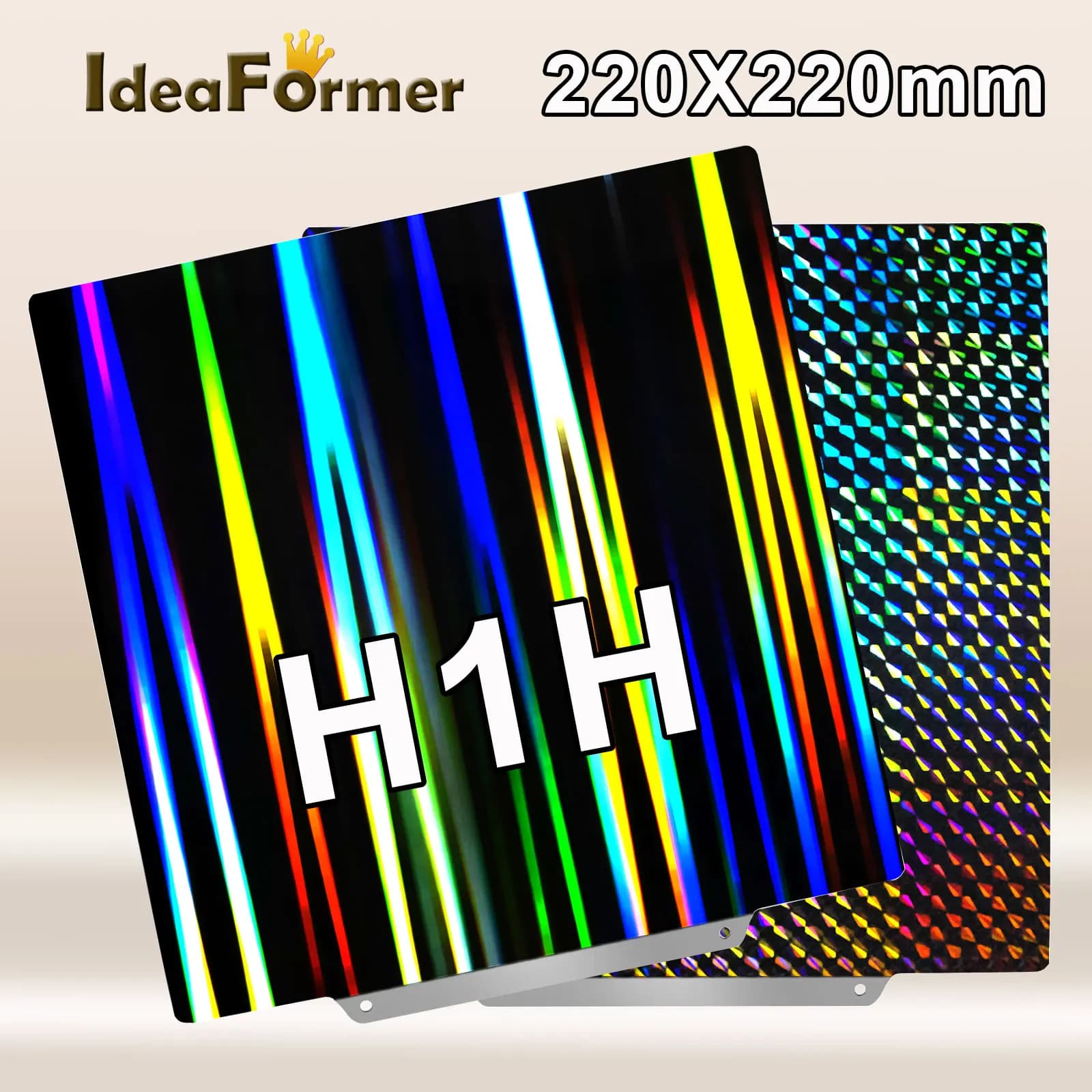 Two-sided construction plate 220x220mm Heated bed H1H PEI PEO PET Magnetic sheet Carbon bed for Anycubic mega pro Ultimaker Anet A8