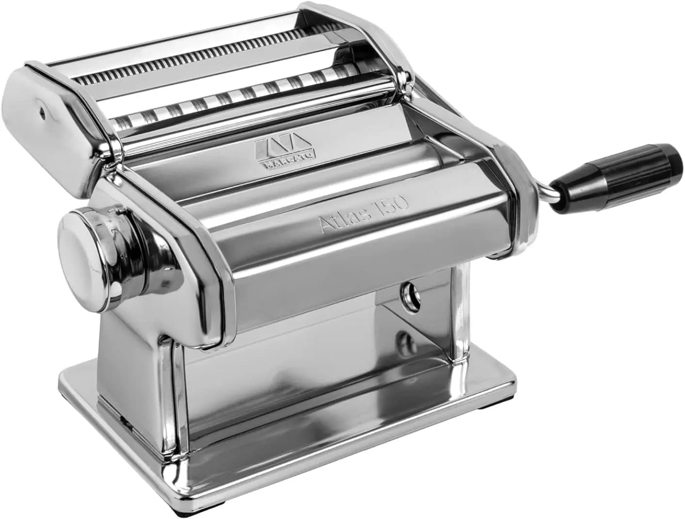 Macchina Classica Manuale per Pasta: Lasagne, Fettuccine e Tagliolini - Costruzione Robusta in Acciaio
