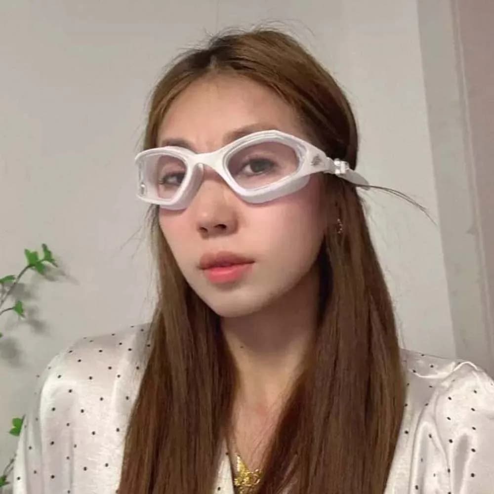 Waterproof Swimming Goggles Dazzling Colors Electroplating Swim Glasses with Earplugs HD Lens PU Big Frame Anti-fog Swim Eyewear