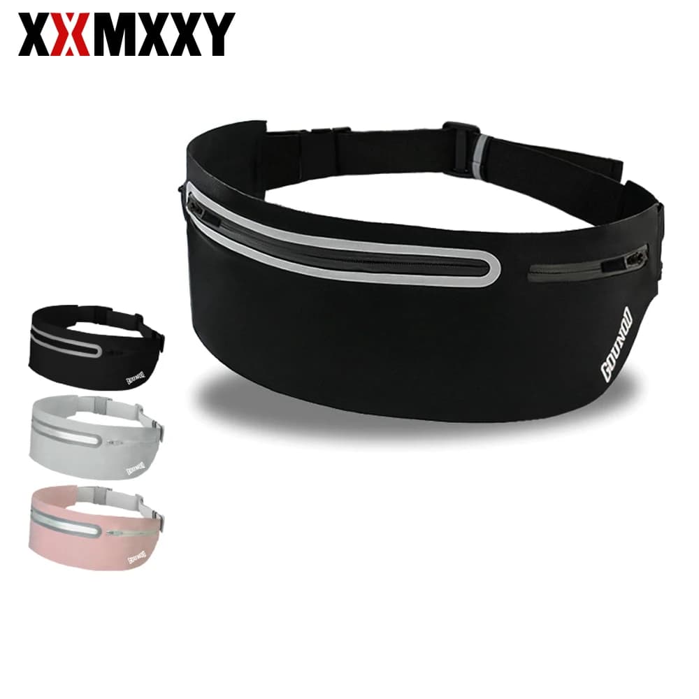 Marsupio Sottile da Corsa 1 Pezzo per Uomo Donna, Marsupio Porta Telefono da Corsa, Marsupio da Allenamento, Cintura Porta Soldi, Corsa