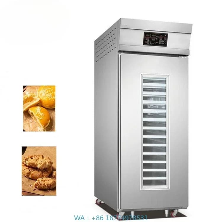 Per scongelamento di yogurt, armadietto in acciaio inossidabile per alimenti, 1 anno. Prova commerciale del pane (elettrico) per cuocere la fermentazione della pasta