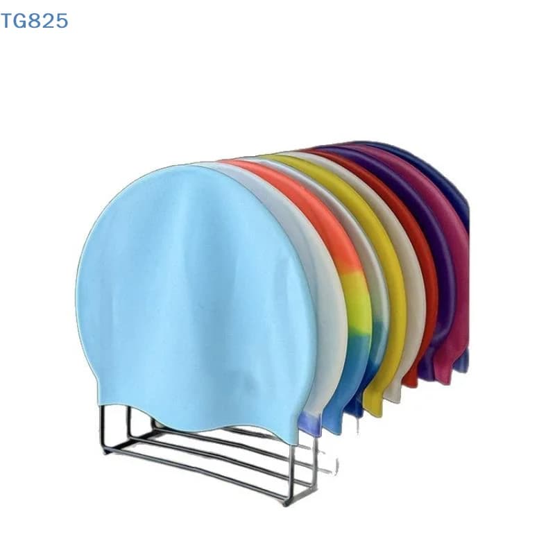 【AN】【AN】Anti-Sti Silicone Swimming Cap Storage Ra Hat Organizer For Swimming Equipment Wardrobe Metal Material Fly Universal