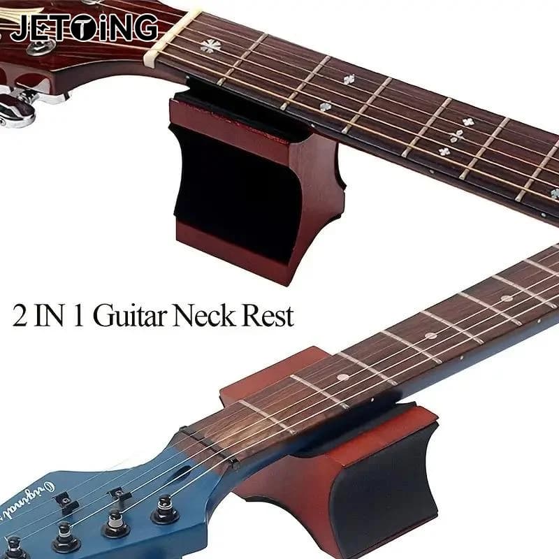Cuscino di Supporto Professionale per Manico di Chitarra a 2 Livelli di Altezza per Luthier/Violino/Ukulele, Strumento per Riparazione e Lavorazione del Legno