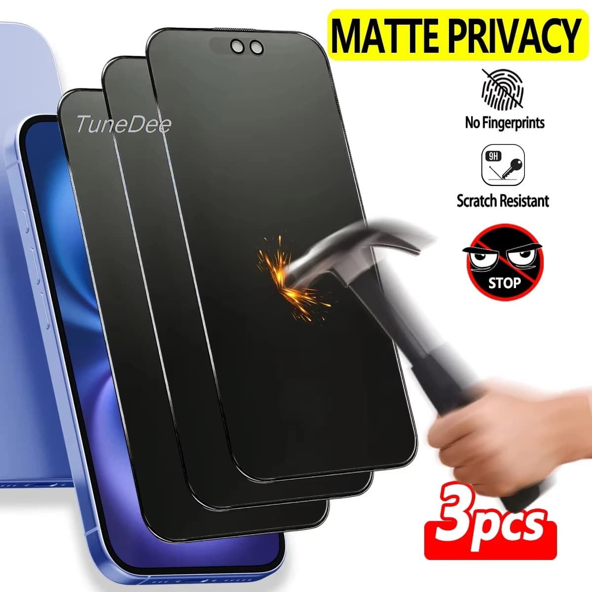 1-3PCS Matte Privacy Ceramic Film For Poco M7 M6 Pro M5S M3 X7 Pro X6 X5 X3 NFC F7 F5 F3 C75 C71 C65 Anti-Spy Screen Protectors