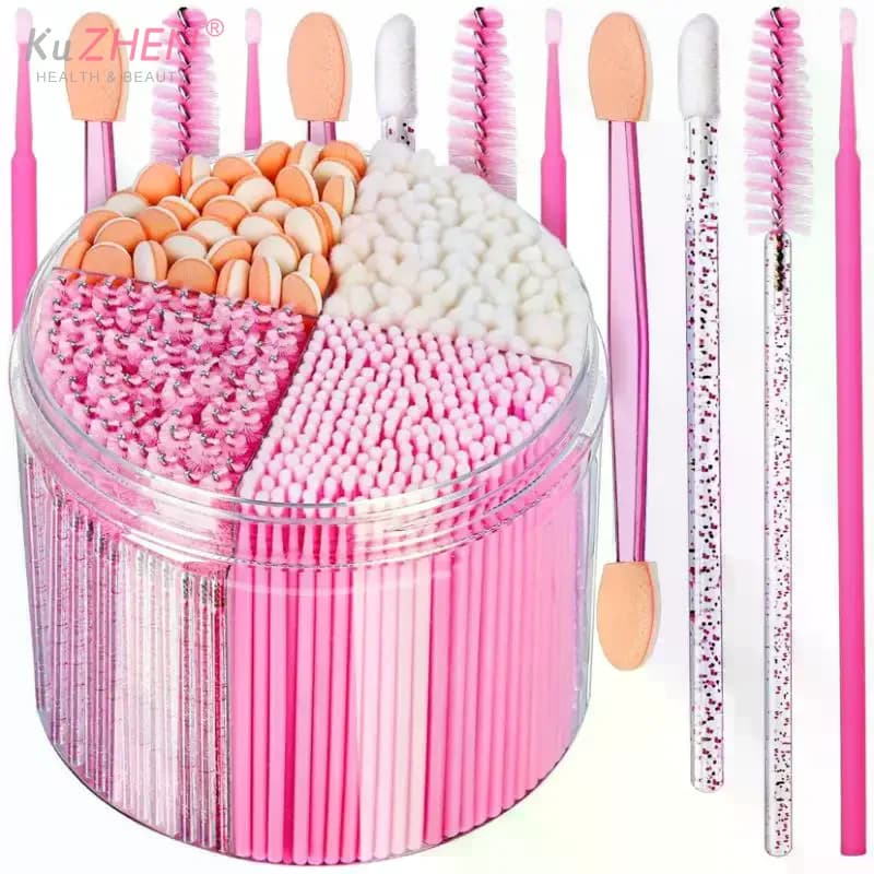 Essential Kit for 310 Pieces Tricks: Disposable applicators for Mascara, Lip Applicators, Micro Swab Disposable for Umbrella