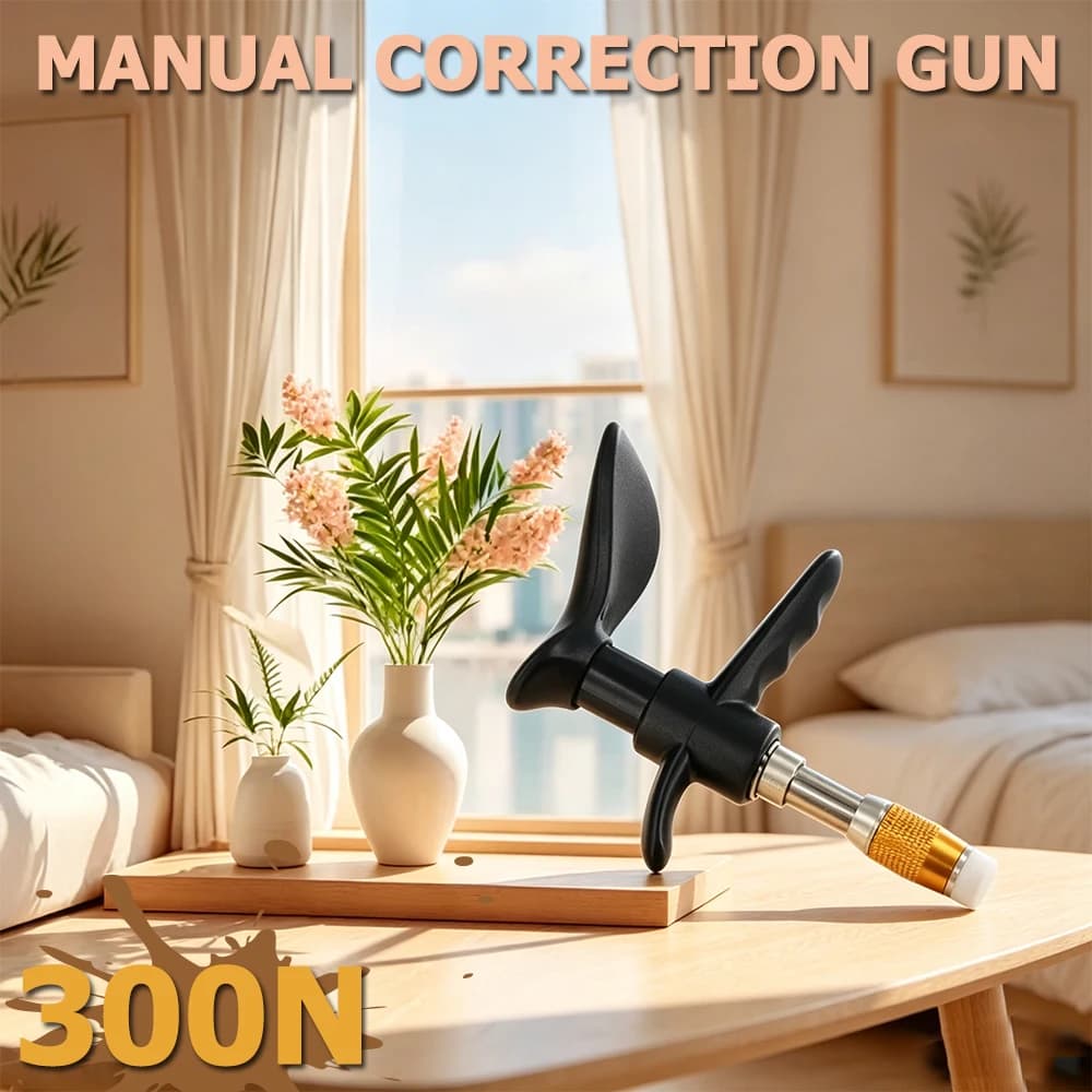 300N Manual Chiropractic Gun For Spinal Adjustment Backbone Modulation Massager New Portable Back Massage Correction Tools 2026
