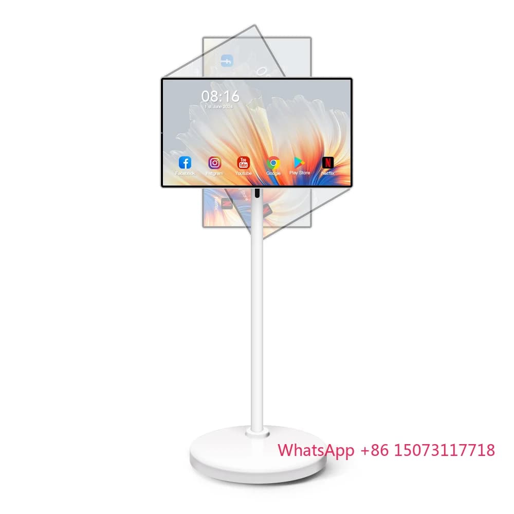 Tablet Android Smart Television in Cell Touch Schermo LCD da 24 pollici Mobile Wireless Rollable Display touch portatile Tv mobile
