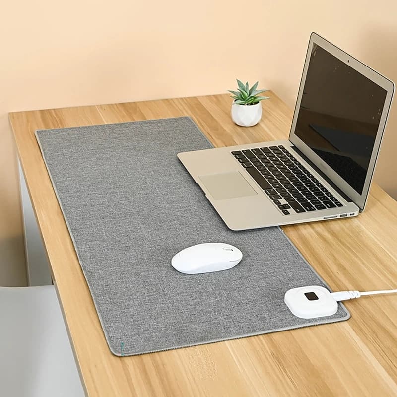 Heating Mouse Pad Quick Heating Digital Display Waterproof Heated Mouse Mat For PC Notebook Laptops Office Sleep Winter 80*33cm