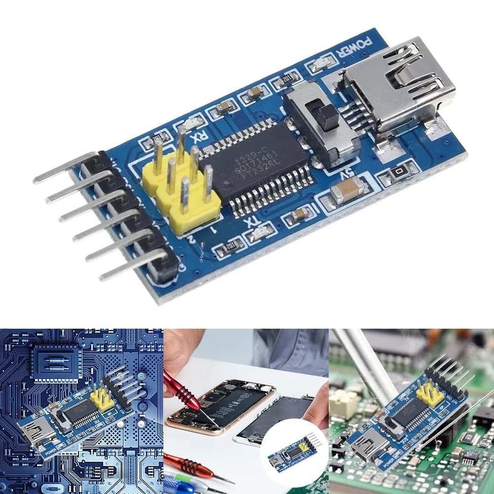 USB module to TTL FT232RL 3.3V 5.5V, USB Serial Converter to TTL for Arduino
