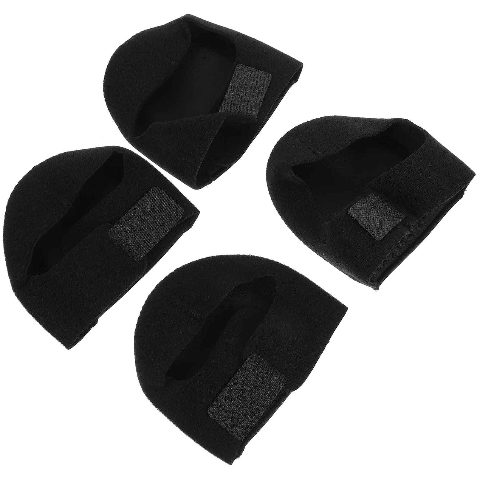 2 paia di protezioni per il tallone, coperture protettive, calzini, cinturino adesivo, cintura regolabile nera, tazza traspirante
