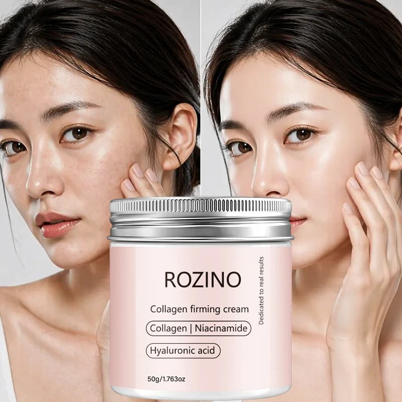50g Collagen Firming Cream, Korean Skincare, Latest Skincare Technology, Fast Absorption, Simultaneously Firms and Smooths Skin from the Inside Out, Long-Lasting Hydration and Moisturization for up to 72 Hours, Enhance