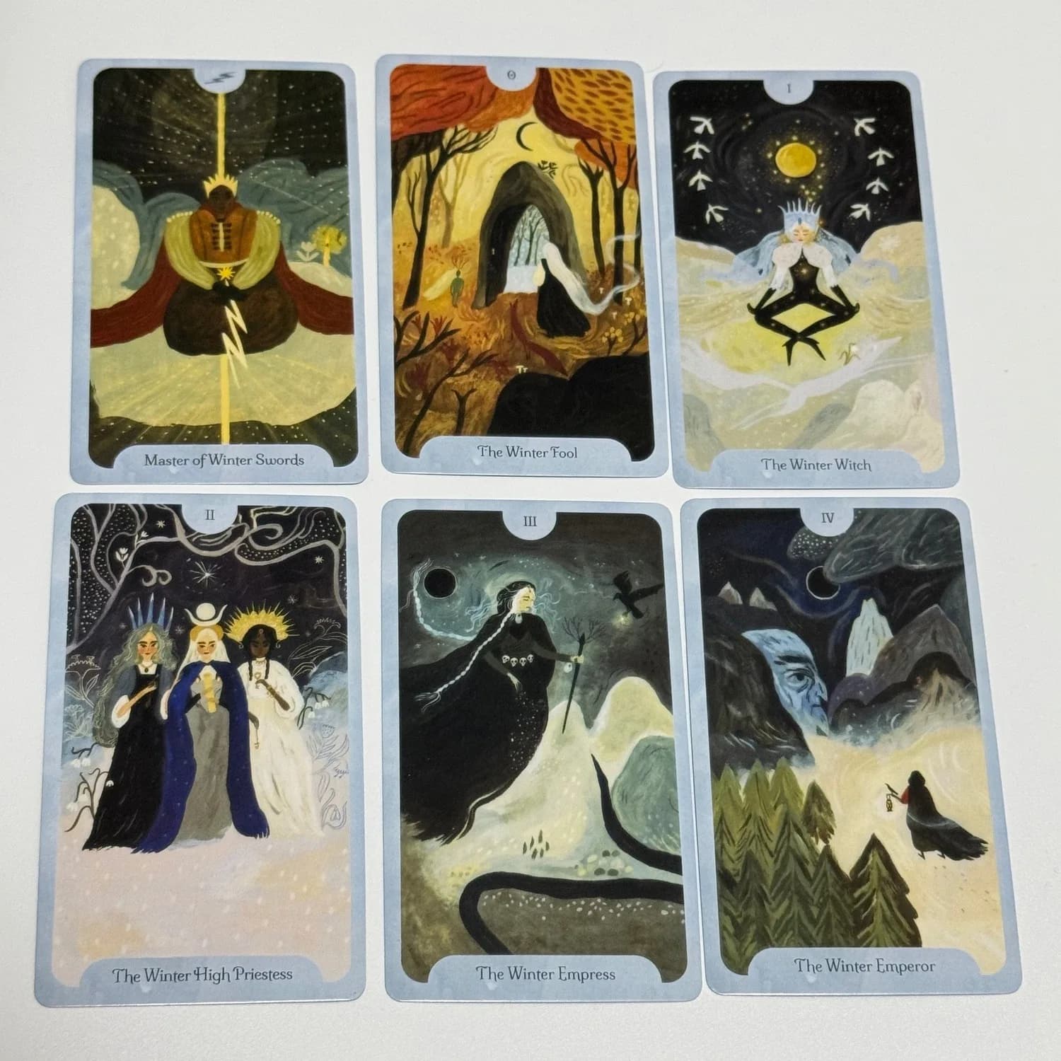 Seasons of The Witch: Winter Tarot, mazzo di carte da 78 carte, edizione divinatoria, carte da gioco da tavolo
