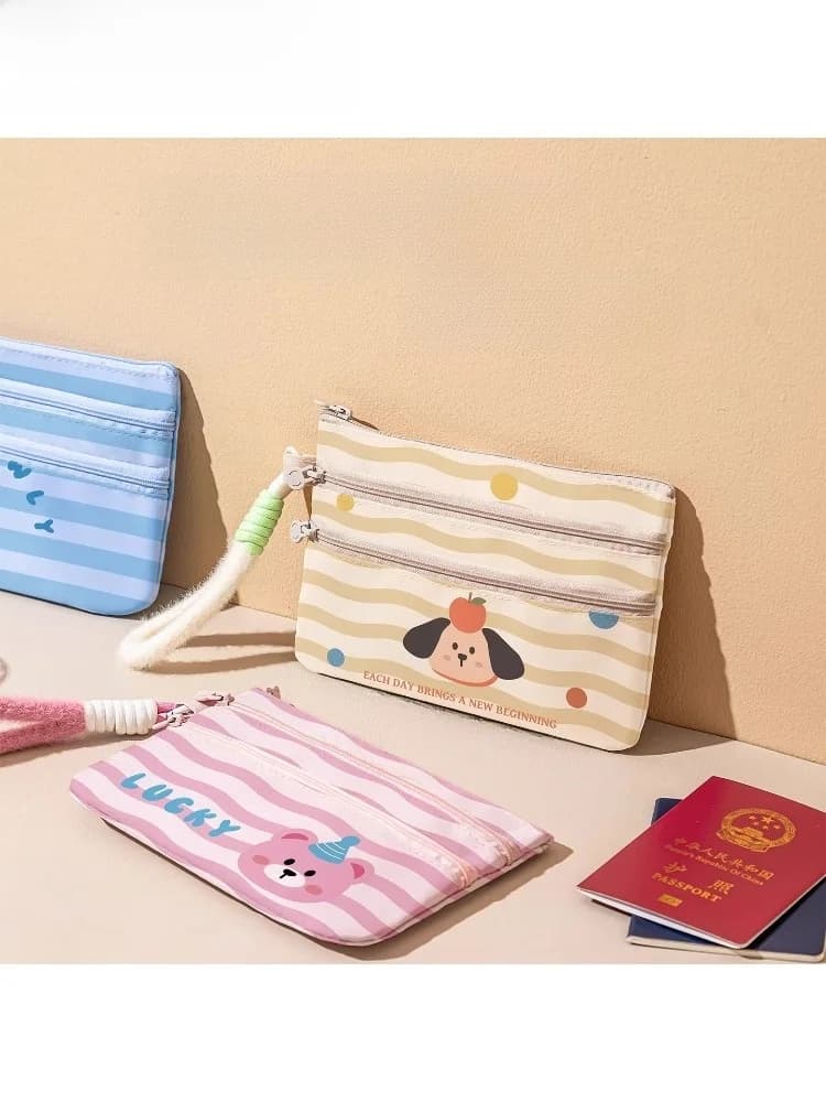 Borsa Porta Documenti da Viaggio, Porta Passaporto, Organizzatore Biglietti Aerei, Porta Carte, Accessori per Viaggi d'Affari e Familiari