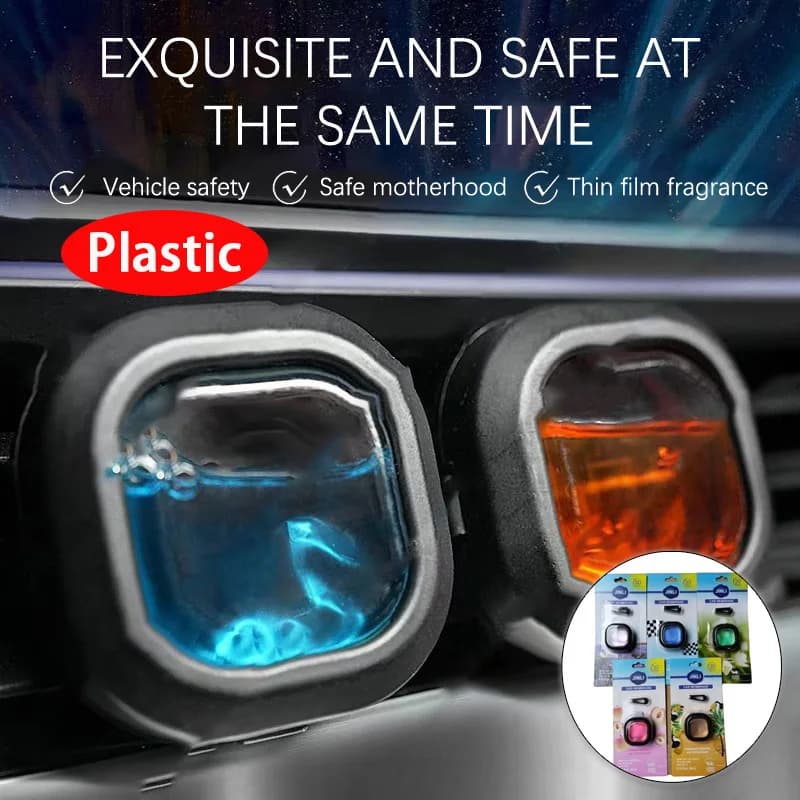 Alcohol-free fragrance for the fresh smell of the car Deodorant for long-lasting car Smooth clip Eliminator of scents of essential oil