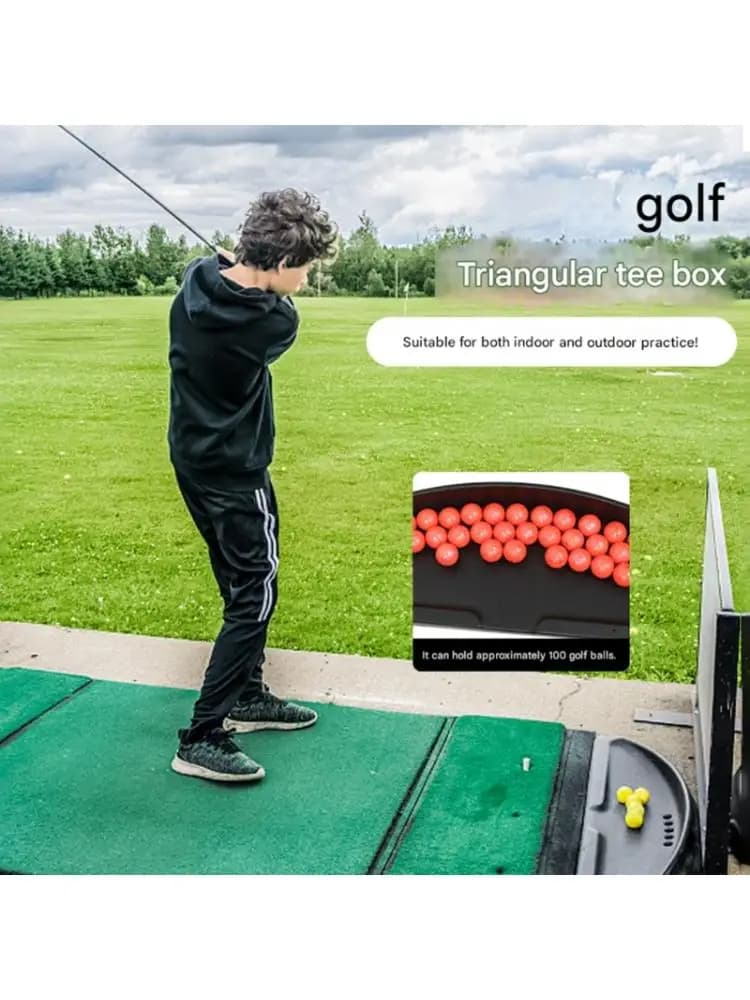 Triangle Golf Ball Tray Organizers Golf Ball Holder Box Golf Ball Container