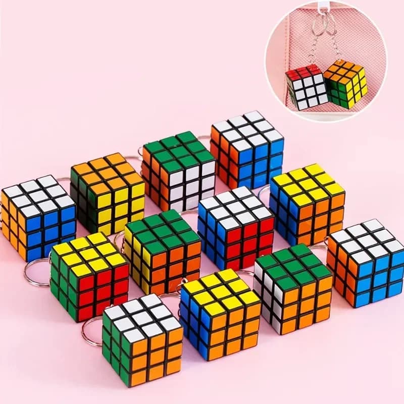 12 Pz 3 cm Mini Cubo Magico Per Bambini Giocattoli Educativi Scuola Materna Premio Per Bambini Festa Di Compleanno Bomboniere Goodie Bag Pinata Riempitivi