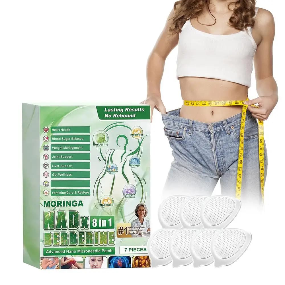 Patch Nano Microdart Avanzati per Assorbimento Transdermico Indolore, Perdita di Peso, Supporto per la Salute del Cuore e il Metabolismo dei Grassi, Confortevoli