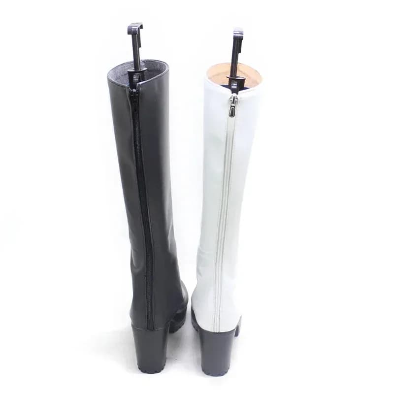 wiwiwi 123RealCos Tsumuri PU Scarpe in pelle Stivali da festa di Halloween Cosplay Prop su misura