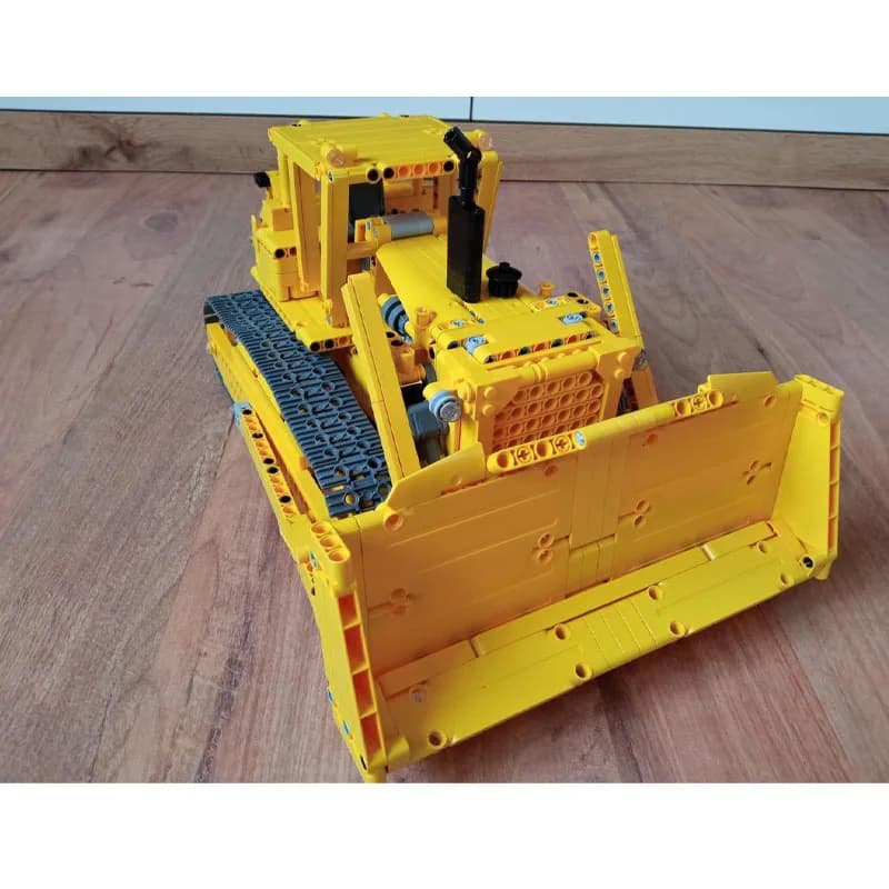 MOC-83756 Classico nuovo modello di blocco di costruzione bulldozer telecomandato, 1583 parti, regalo di compleanno creativo per ragazzi e bambini