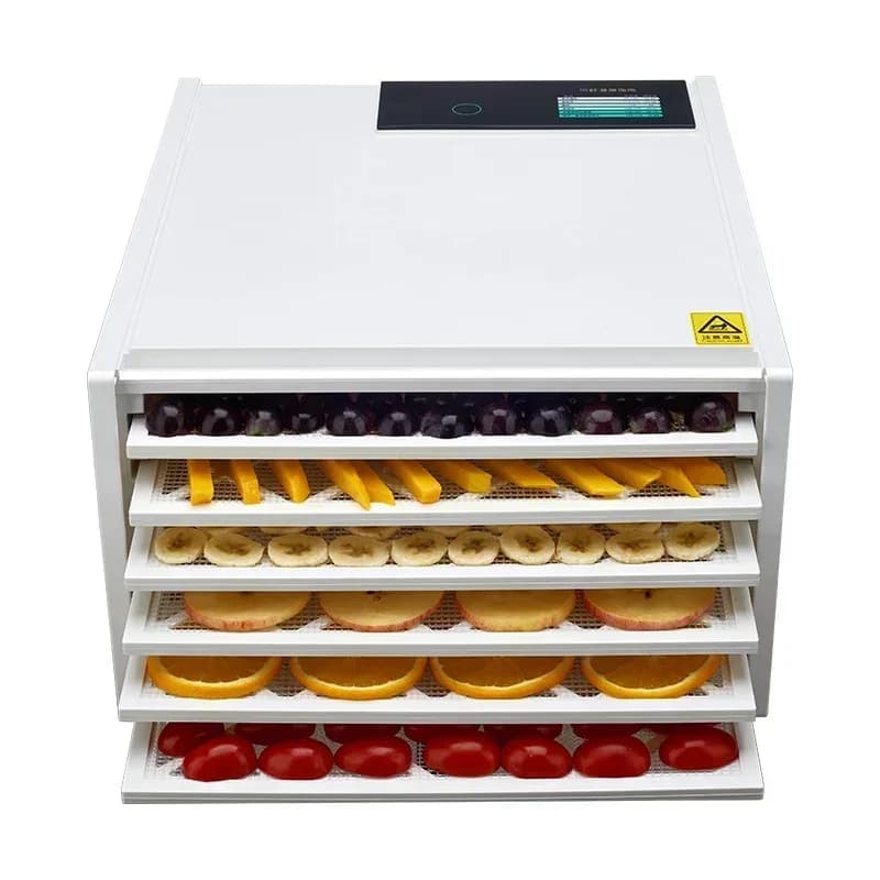 220v 6 strati Disidratatore 25L Macchina per frutta secca Asciugatrice per alimenti Piccoli frutta Carne secca Asciugatrice per alimenti secchi Snack per animali domestici