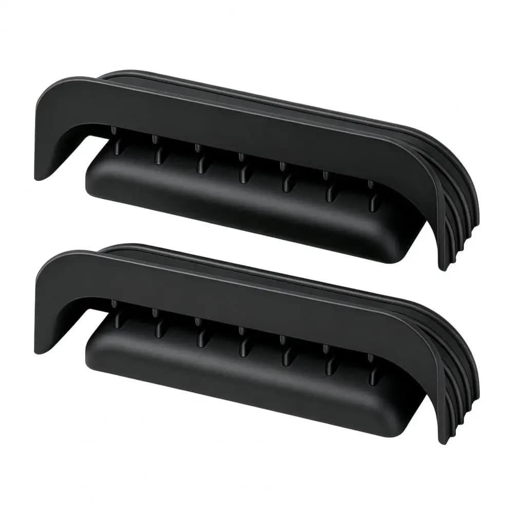 Air Fryer Handle Cover 2pcs Silicone Handle Covers Non-slip Heat Resistant Grip Sleeves Thermal Protection for Ninja for Air