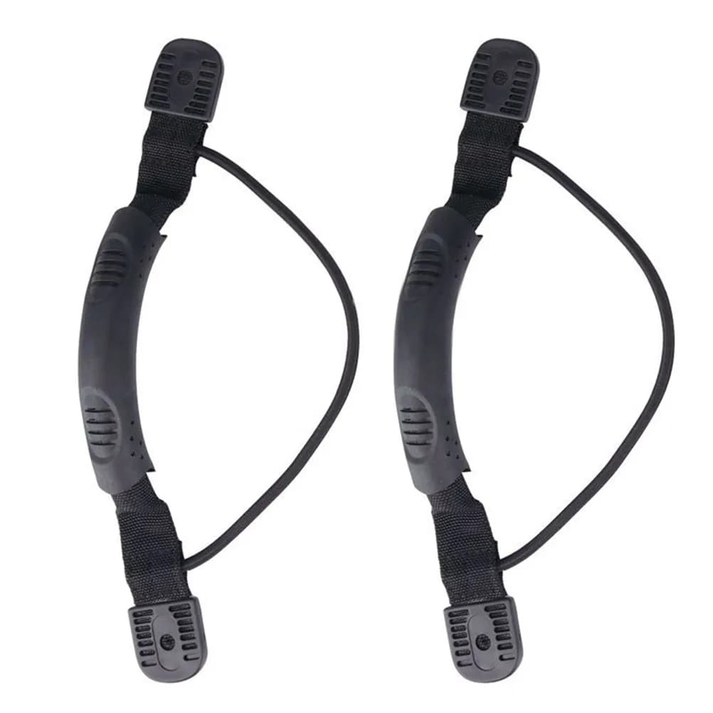 1 Paio di Maniglie di Ricambio per Kayak con Montaggio Laterale e Elastico Bungee per Fissaggio Pagaia, Accessori per Trasporto Barche, Canoe e Imbarcazioni Acquatiche