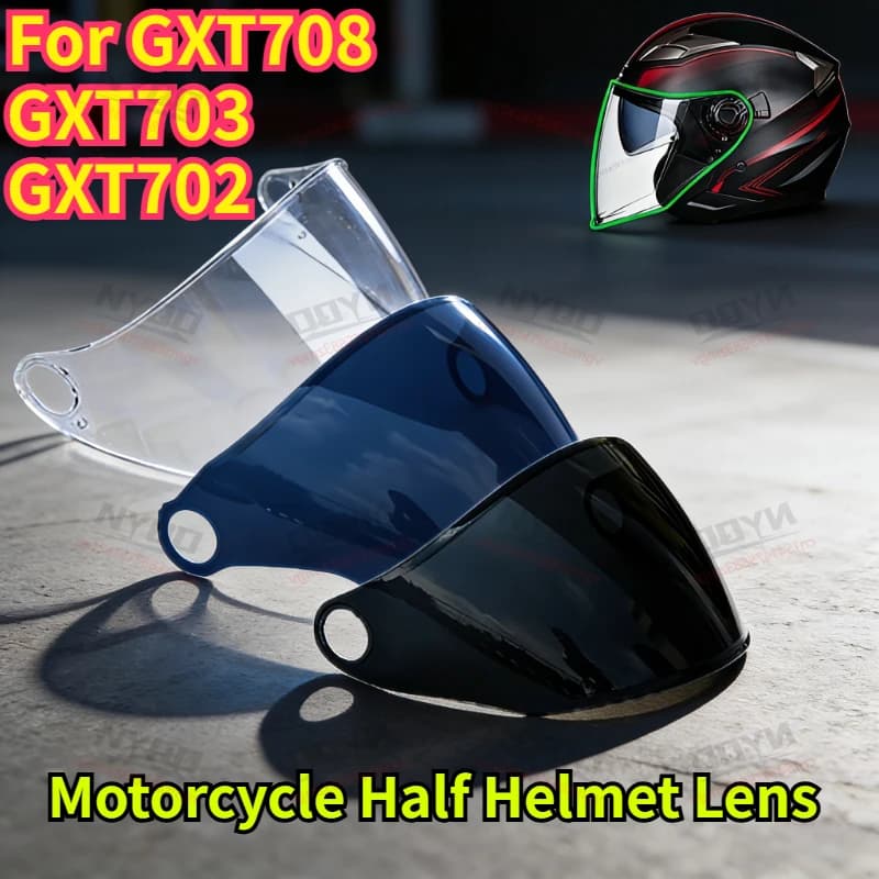 Motorcycle helmet lens for GXT708 GXT703 GXT702, spare lens for electric bike helmet, helmet accessories