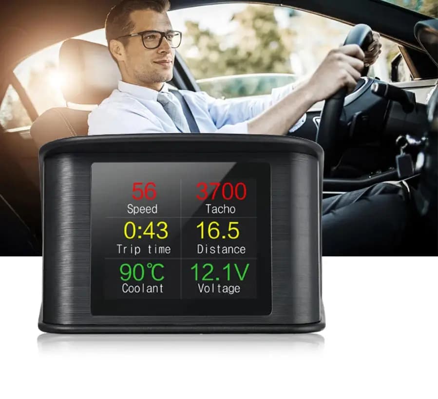 BigBigRoad Auto Hud OBDII 2 Proiettore Parabrezza Del Computer Head Up Display Per Toyota Highlander Kluger Vios Yaris Prius Corolla