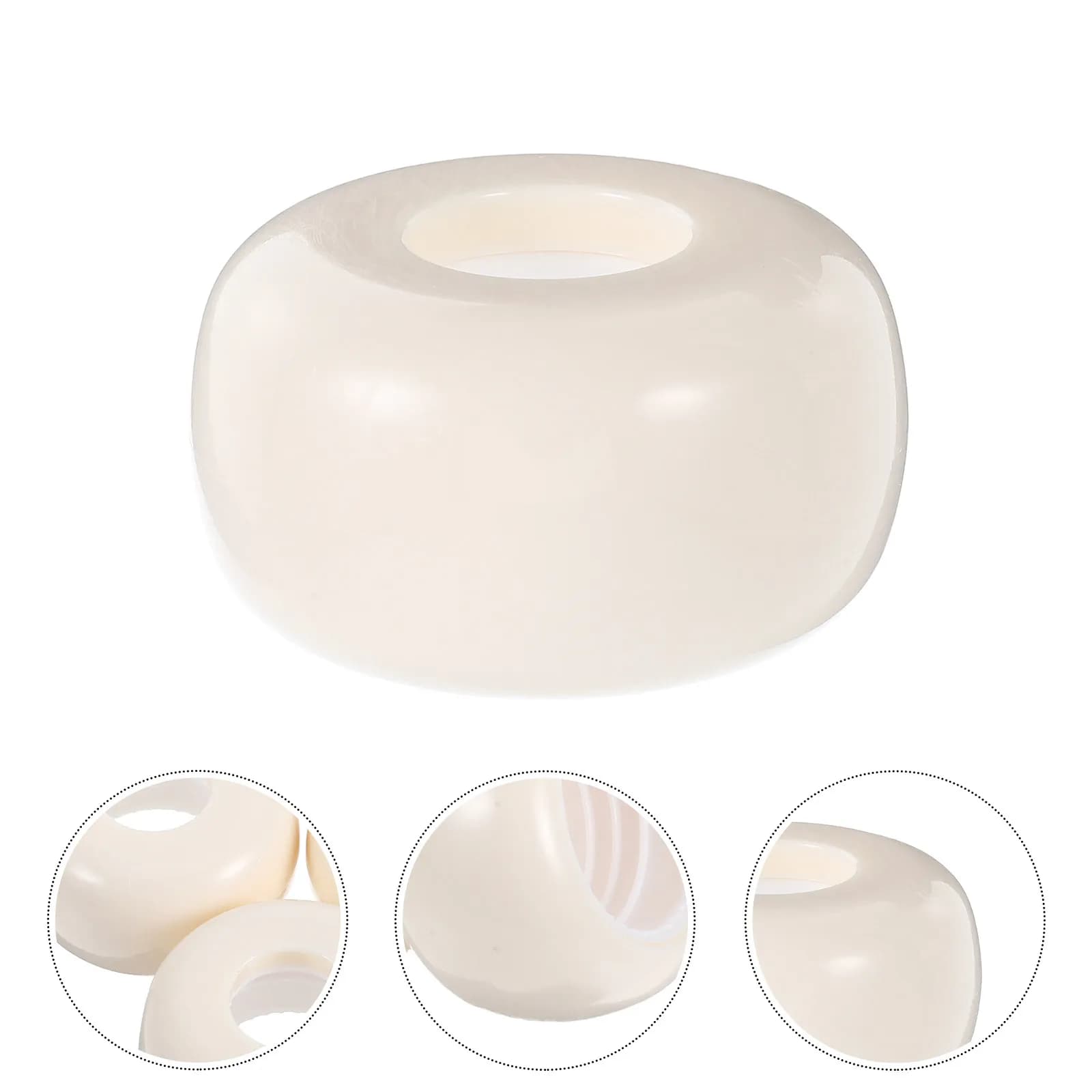 10Pcs Aroma Diffuser Bottle Cap Replacement Thickened Faux Wood Flat Round Essential Oil Bottle Caps Perfume Diffuser