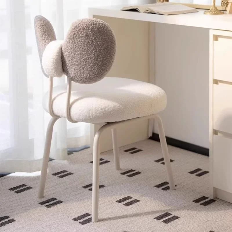 *&r Furniture Rotating Dresser Velvet Stool Armchair Relaxing Chair Living Room Chairs Right Posture Chair Gaming Chairs