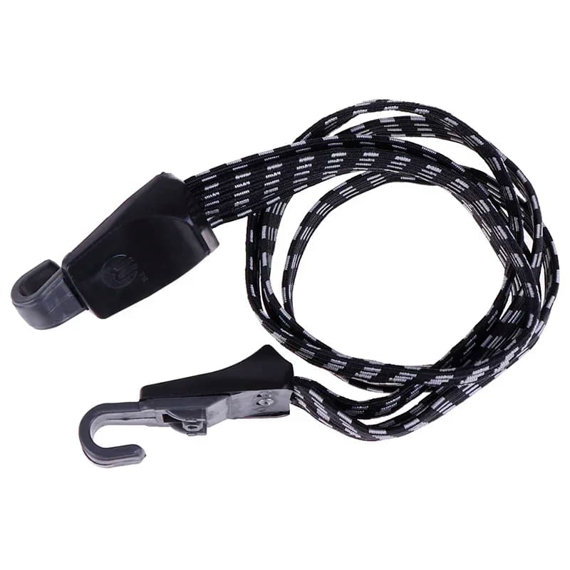 Corda per bagagli da bicicletta corda elastica per portapacchi cinghia per rilegatura corda fibbia per cintura gancio strumenti per arrampicata campeggio all'aperto accessori per l'escursionismo