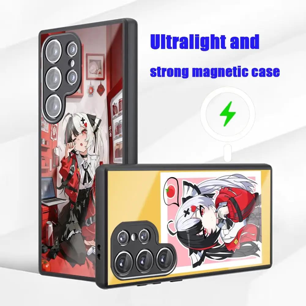 Lacrimosa Hot Game NTE Phone Case For Samsung S26 S25 S24 S23 S22 S21 S20 Plus Ultra Glass Magnetic Case