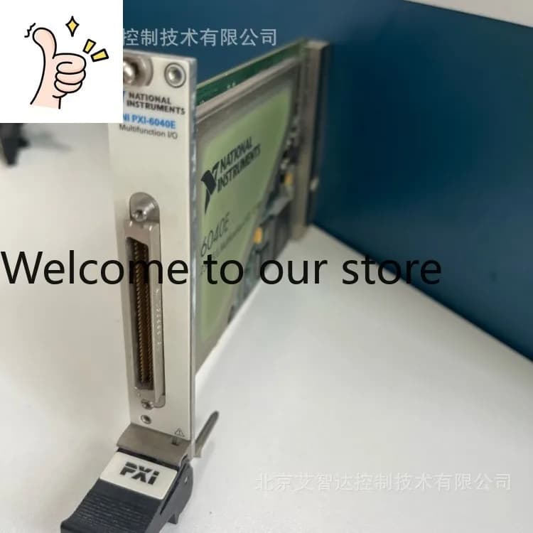 NI PXI-6040E Capture Card, Original And Genuine, New In Quality And Normal Function.