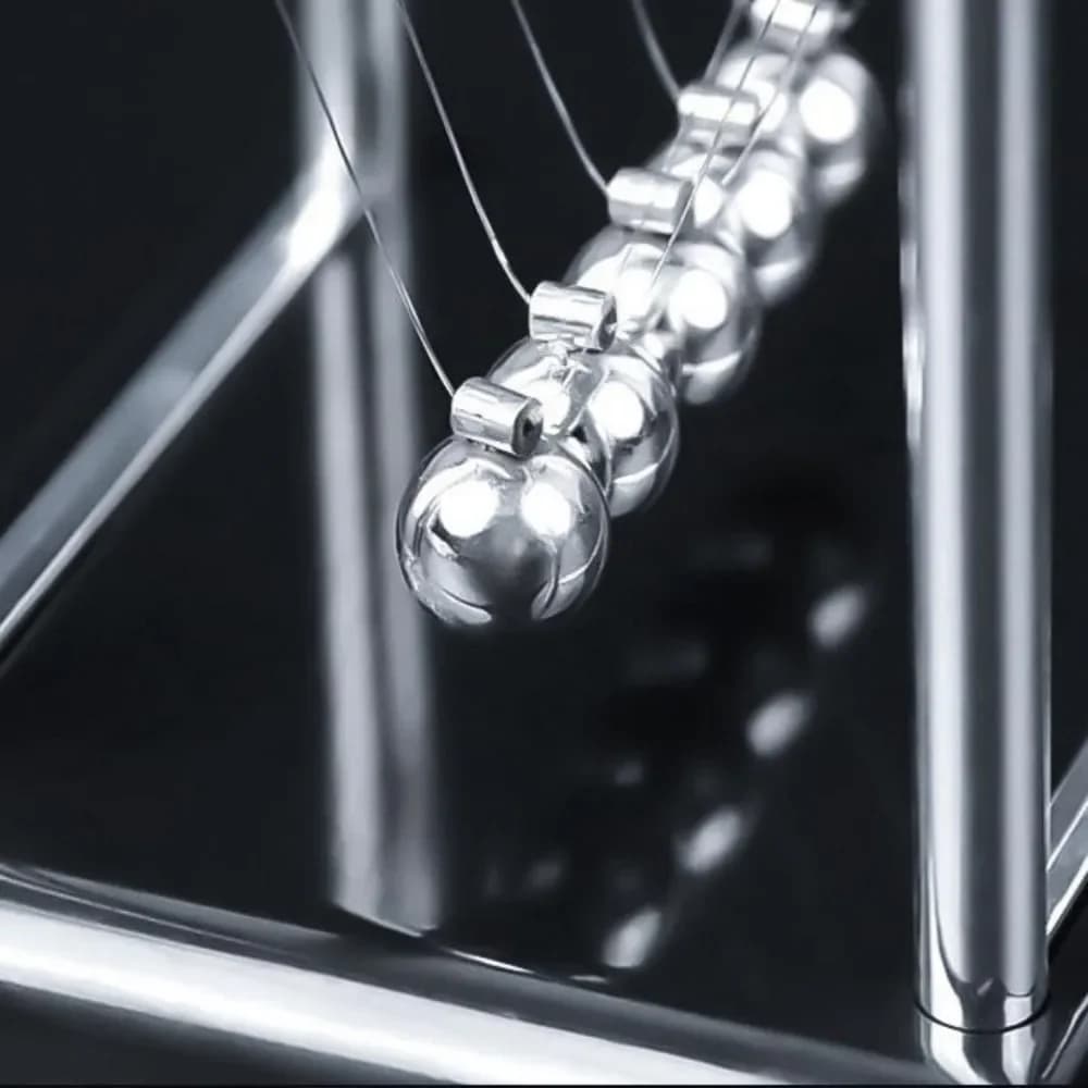 1PC popolare culla equilibrio sfere in acciaio materiale didattico generale fisica scienza pendolo giocattoli da tavolo decorazione della casa