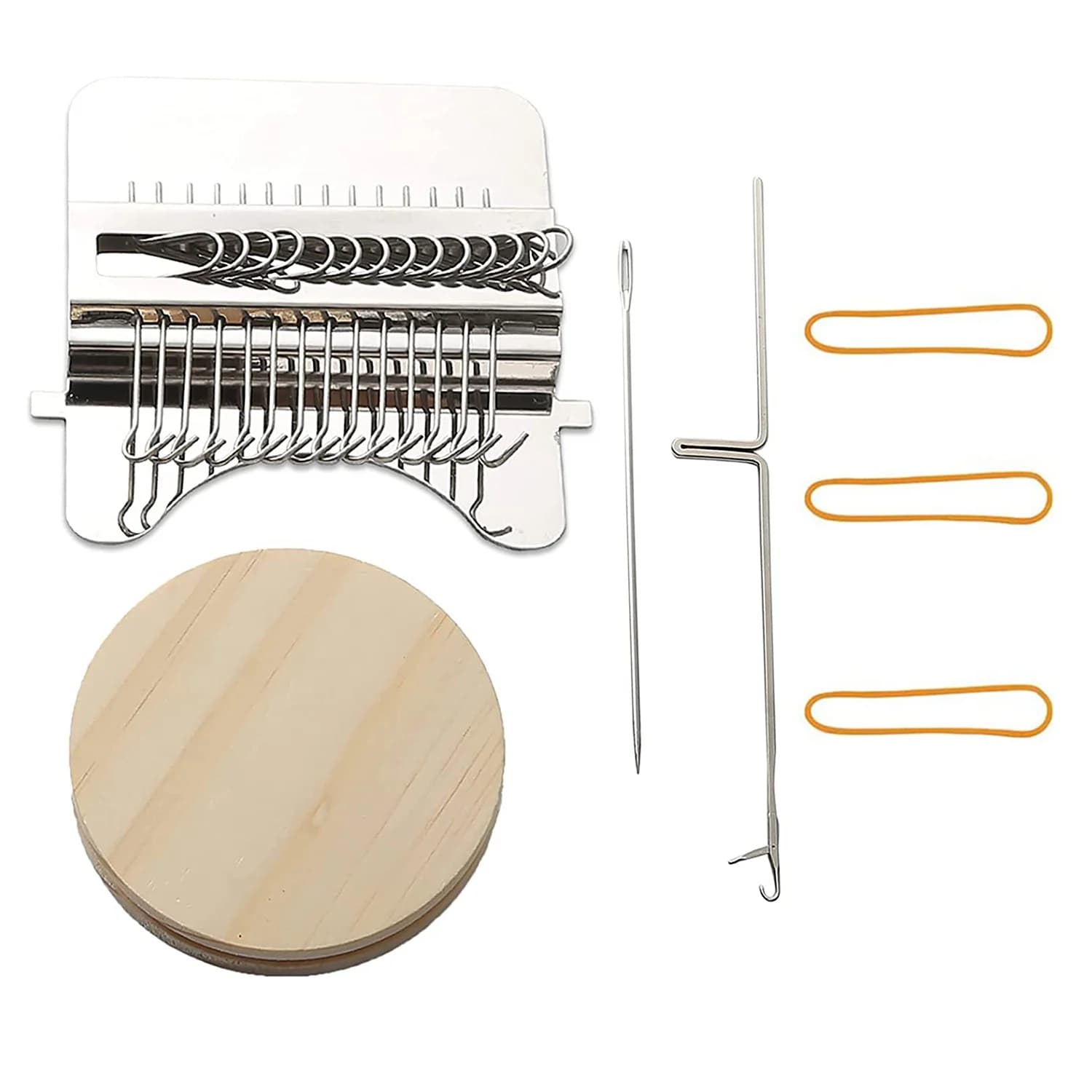 [B17B!】 Mini Loom Speedweve Type Weave Tool,Darning Loom Quickly Mini Mending Convenient Darning Loom DIY Weaving Arts 14 Hooks