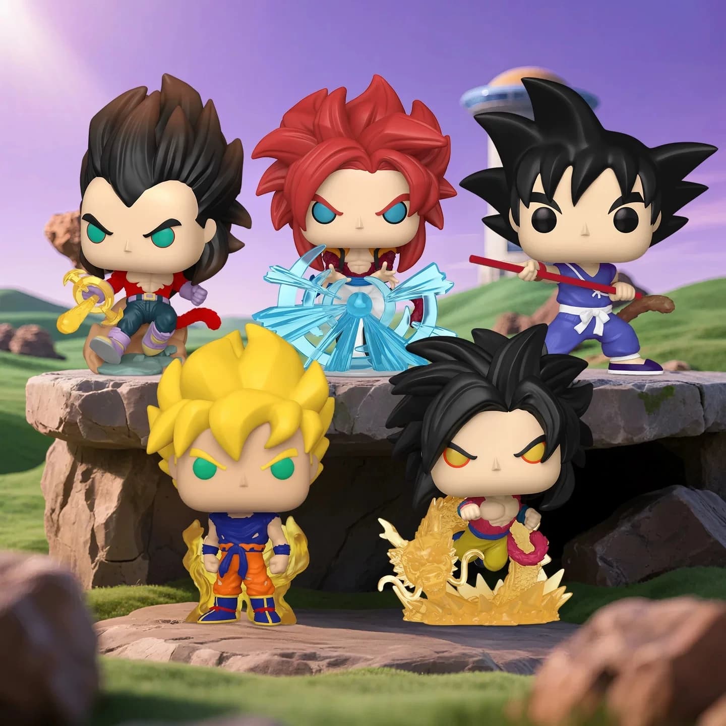 Funko Pop Dragon Ball Son Goku Master Roshi Super Saiyan Dragon Ball - Regalo di Capodanno - un ottimo regalo per amici e familiari per Natale, Capodanno e compleanni, decorazione a tema pop culture, regalo di compleanno, oggetto da collezione a tema fumetti, merce ufficialmente licenziata, oggetto da collezione premium, artefatto a tema fumetti, regalo per geek, oggetto da collezione
