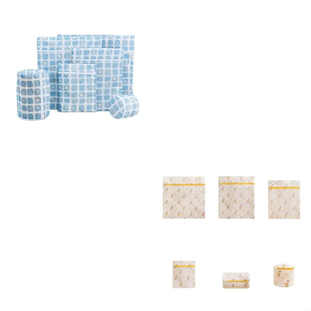 Mesh structure thickened for protection for tear protection for tears for washing cycle