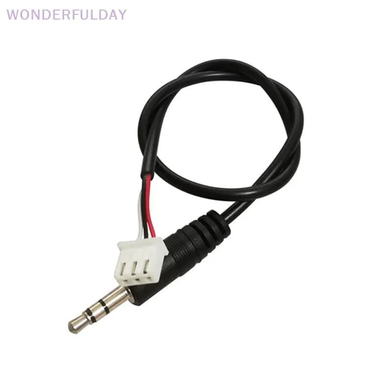New Jack 3.5mm AUX Audio Cable To XH2.54 3p Terminal Male To Male Female 3 Core Stereo Audio Cable Amplifier Extended Line