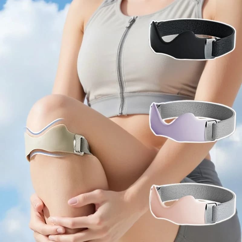 Tutore stabilizzatore rotuleo in silicone regolabile antiscivolo per alleviare il dolore al ginocchio tendinite artrite per allenamenti sportivi in palestra
