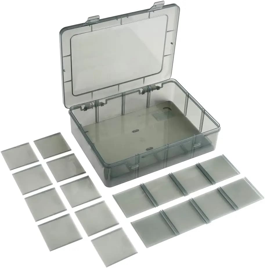 Scatola portaoggetti in plastica a 12 scomparti con divisori regolabili, organizer da 8,85x7,08x2,2 pollici per artigianato, perline, attrezzatura da pesca, componenti elettronici