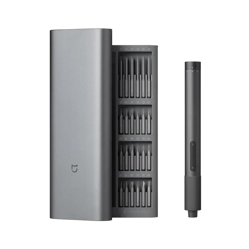 Kit Cacciavite di Precisione Elettrico Mijia con 24 Punte Magnetiche, Set di Utensili per Riparazione di Casa Intelligente, PC e Telefoni