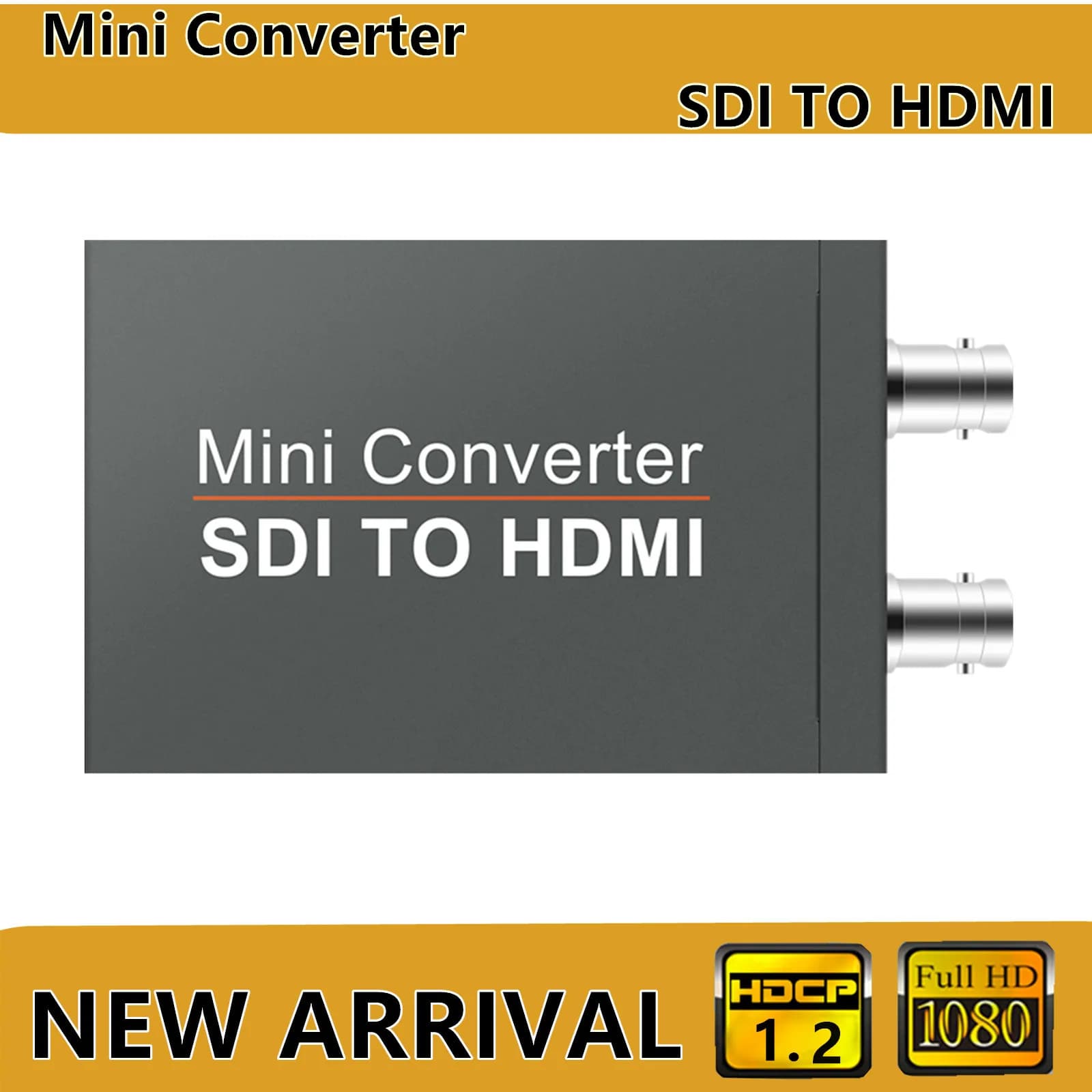 Mini HD 3G Converter Compatible with SDI to HDMI Micro Converter from HDMI to SDI Video with Audio Format Automatic Detection