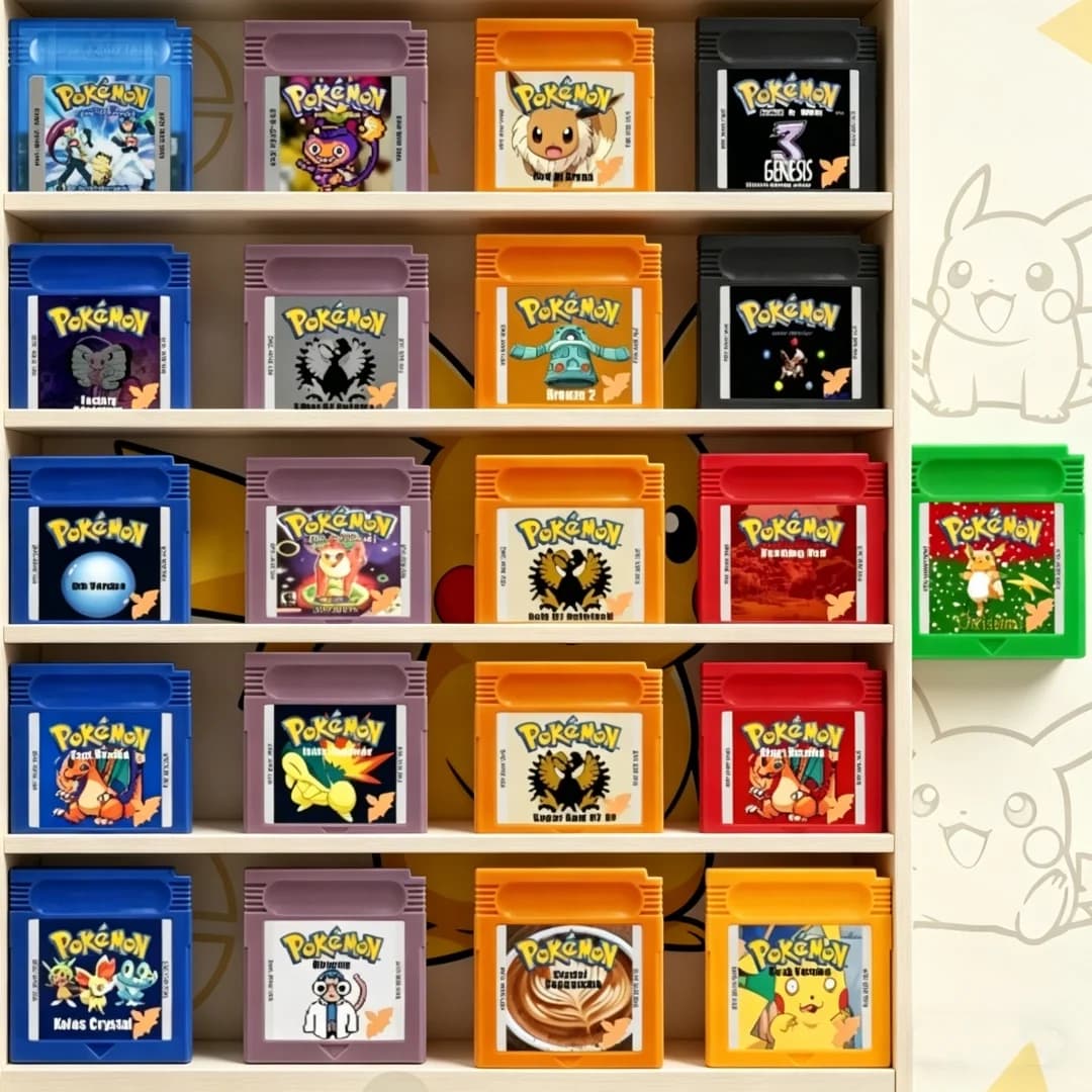Cartuccia di Gioco GBC Serie Pokémon Nero Bianco Genesis Oro Argento 97 Bronzo 2 Scheda Console Videogiochi