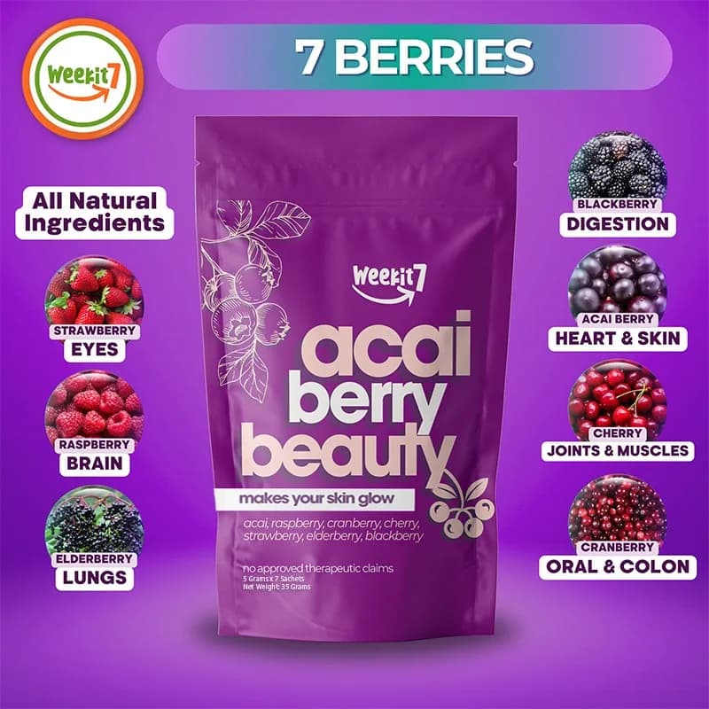 Acai Berry Beauty: Superfood Antiossidante per il Supporto Immunitario e la Disintossicazione (UTI/PCOS)