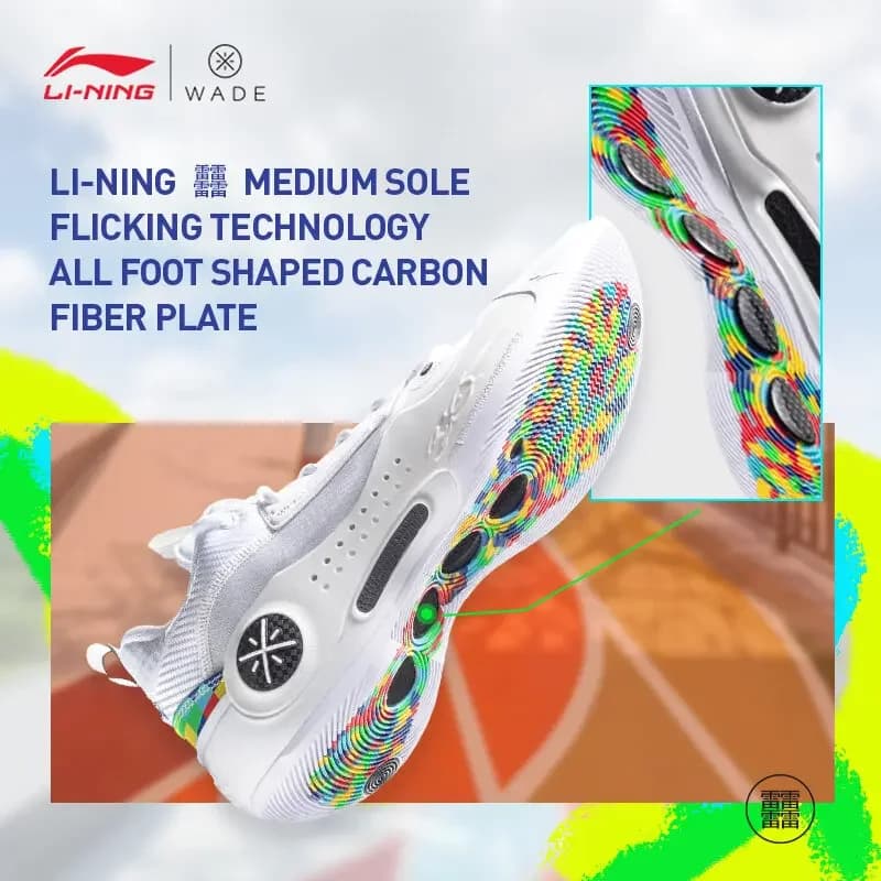 LI-NING Men's basketball shoes Way of Wade 10 Lining Professional sports shoes Competition sneakers with carbon plate ABAS083