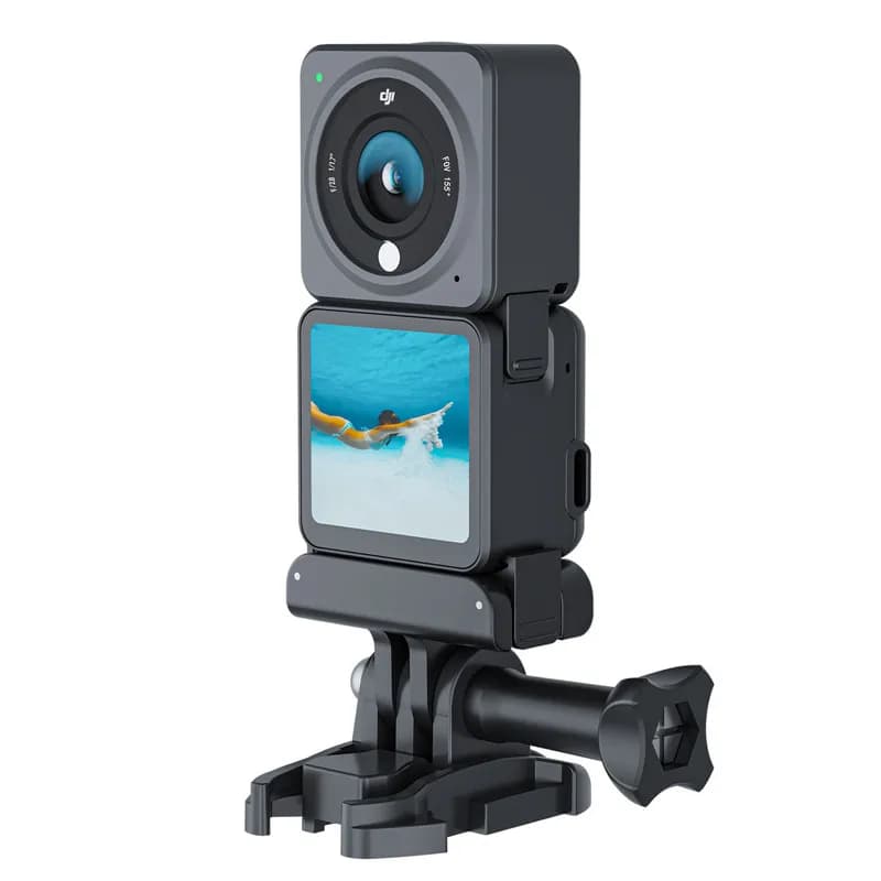 Support magnetic adapter with two claws that freely rotates Selfie Stick Base Action Camera accessories for DJI OSMO Action 5 Pro 3 4