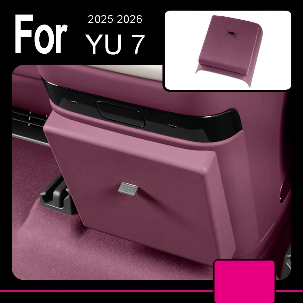 Auto Sedile Posteriore Anti Calcio Copertura Pad Misura Per Xiaomi YU7 2025 2026 Frigorifero Pattumiera Interno Aggiornamento Accessori di Modifica