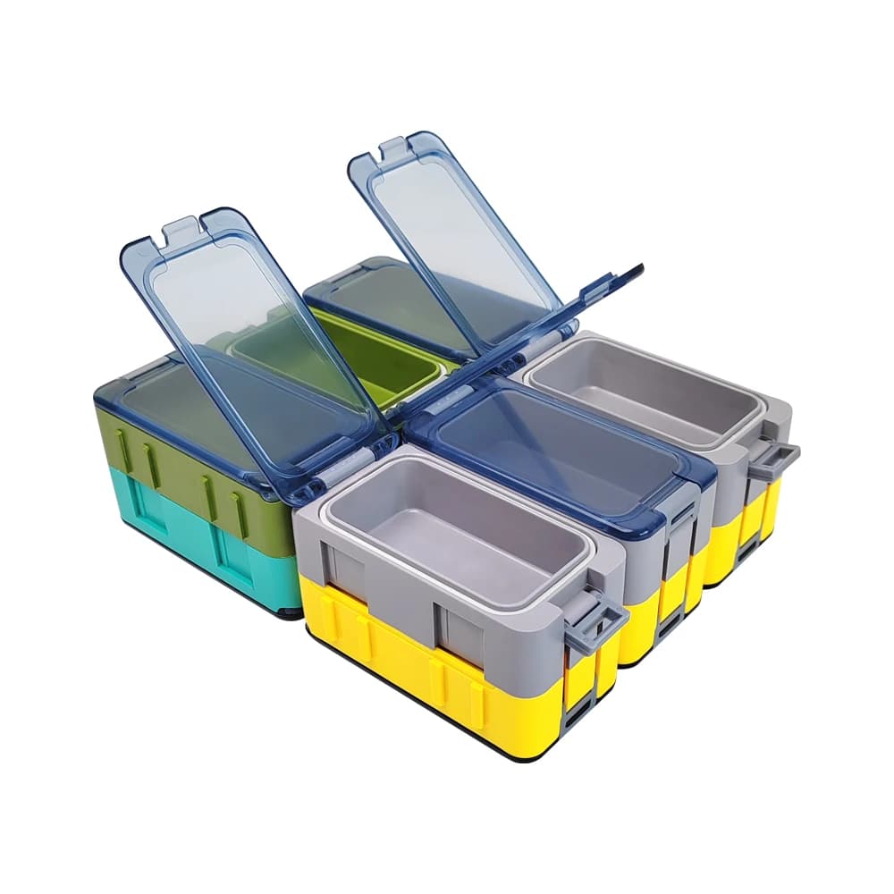 15 pcs boxes for storing fishing gear bait organizer for portable baits mini baits useful fishing box for sea fishing accessories